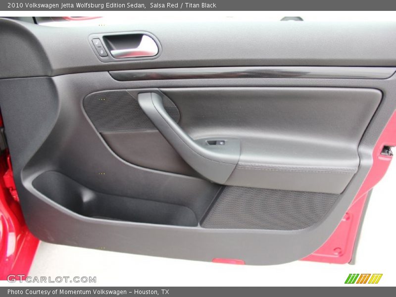 Salsa Red / Titan Black 2010 Volkswagen Jetta Wolfsburg Edition Sedan