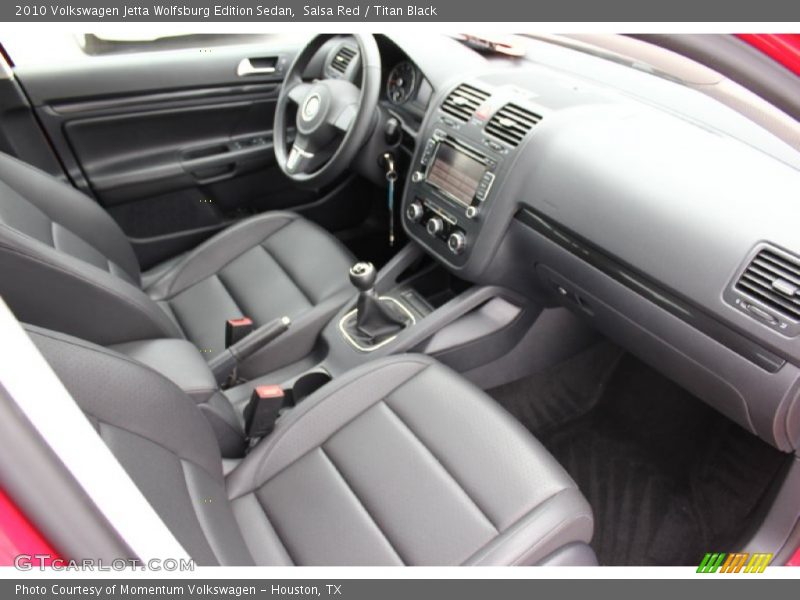 Salsa Red / Titan Black 2010 Volkswagen Jetta Wolfsburg Edition Sedan