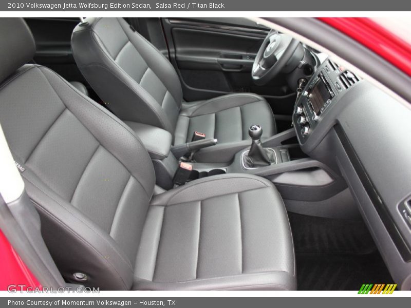 Salsa Red / Titan Black 2010 Volkswagen Jetta Wolfsburg Edition Sedan