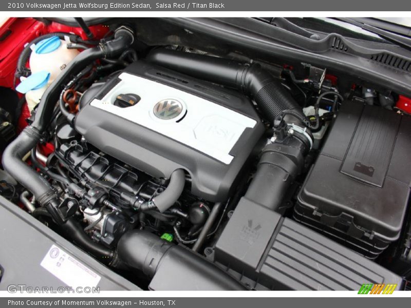 Salsa Red / Titan Black 2010 Volkswagen Jetta Wolfsburg Edition Sedan