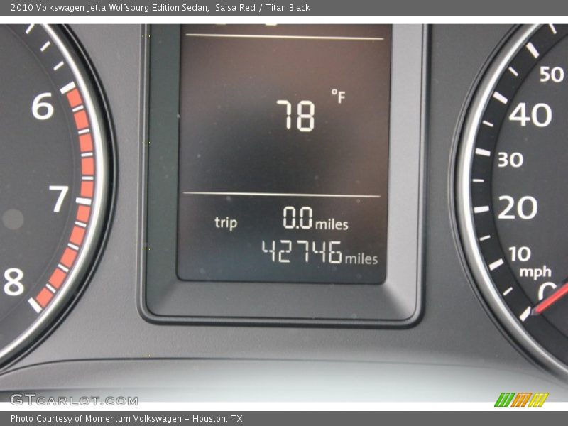 Salsa Red / Titan Black 2010 Volkswagen Jetta Wolfsburg Edition Sedan