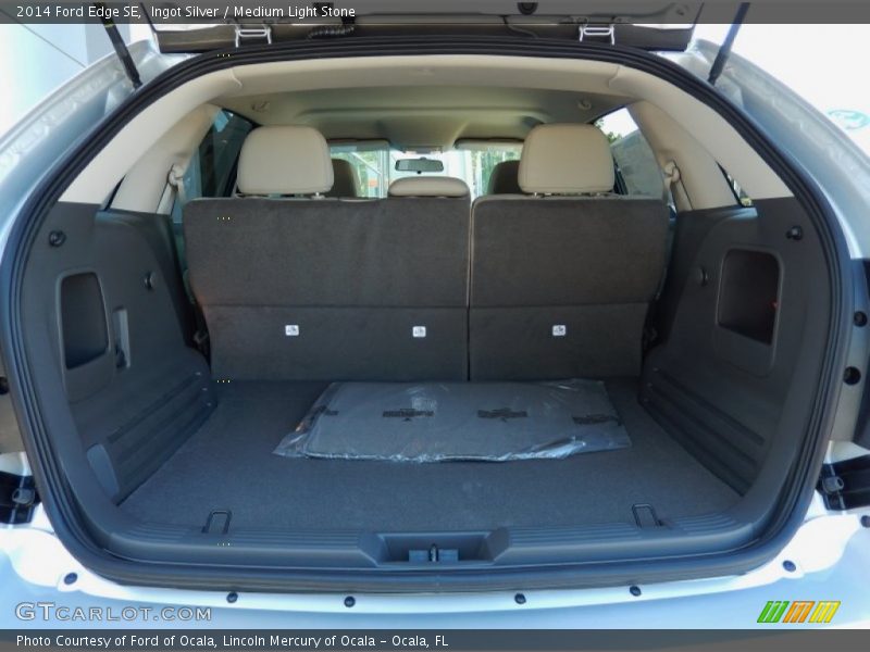 Ingot Silver / Medium Light Stone 2014 Ford Edge SE