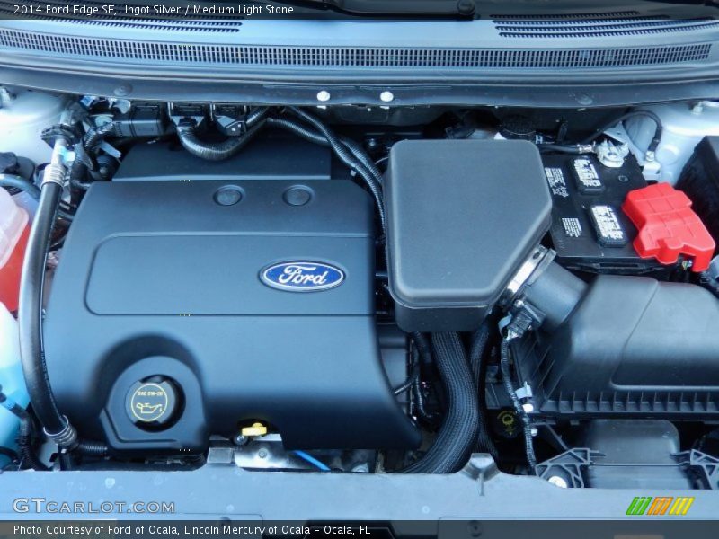 Ingot Silver / Medium Light Stone 2014 Ford Edge SE