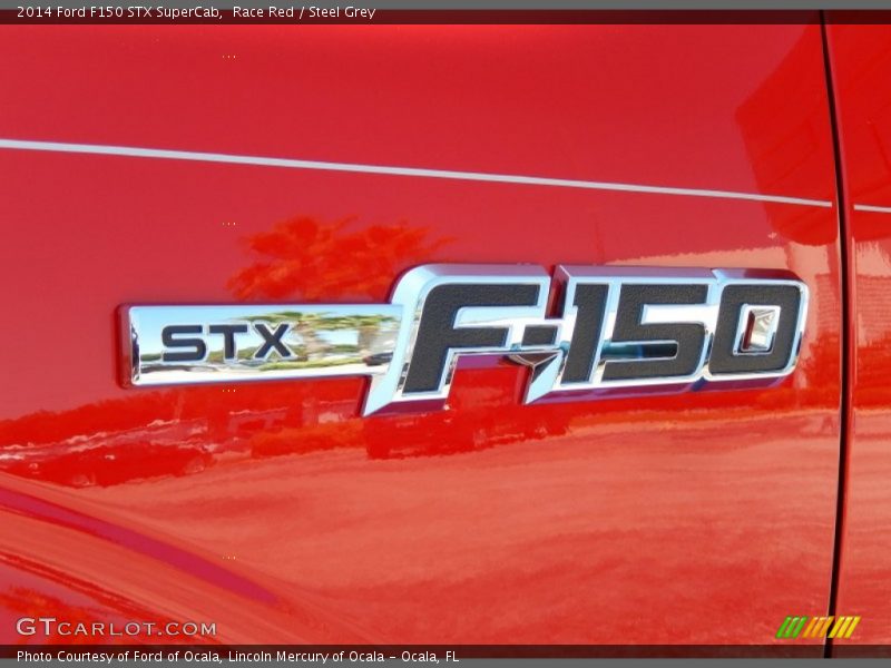 Race Red / Steel Grey 2014 Ford F150 STX SuperCab