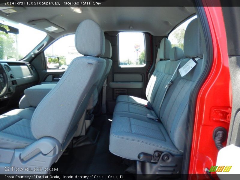Race Red / Steel Grey 2014 Ford F150 STX SuperCab