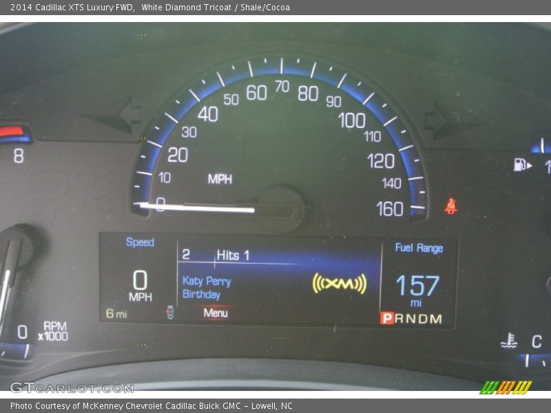 White Diamond Tricoat / Shale/Cocoa 2014 Cadillac XTS Luxury FWD