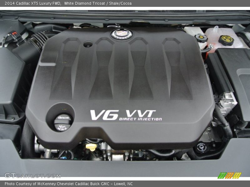 White Diamond Tricoat / Shale/Cocoa 2014 Cadillac XTS Luxury FWD