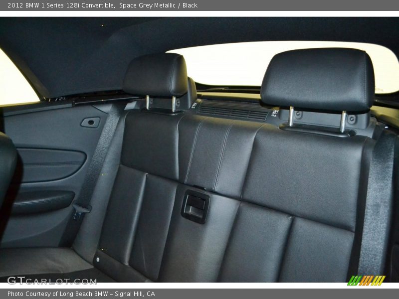 Space Grey Metallic / Black 2012 BMW 1 Series 128i Convertible