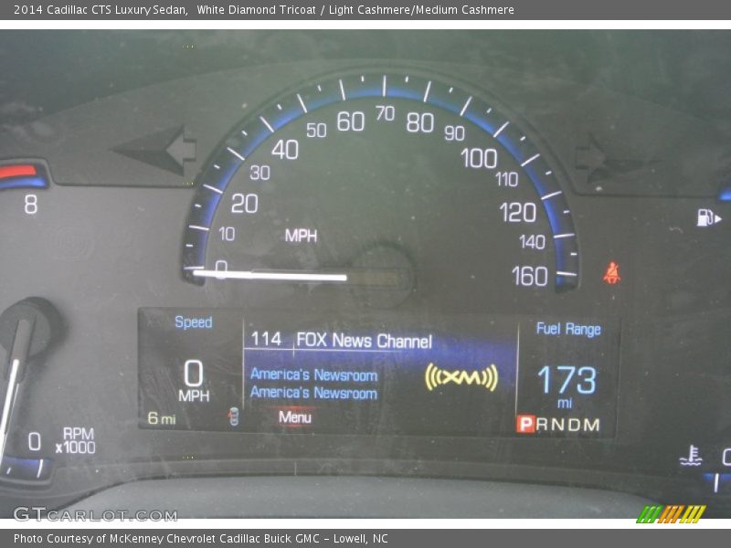 White Diamond Tricoat / Light Cashmere/Medium Cashmere 2014 Cadillac CTS Luxury Sedan