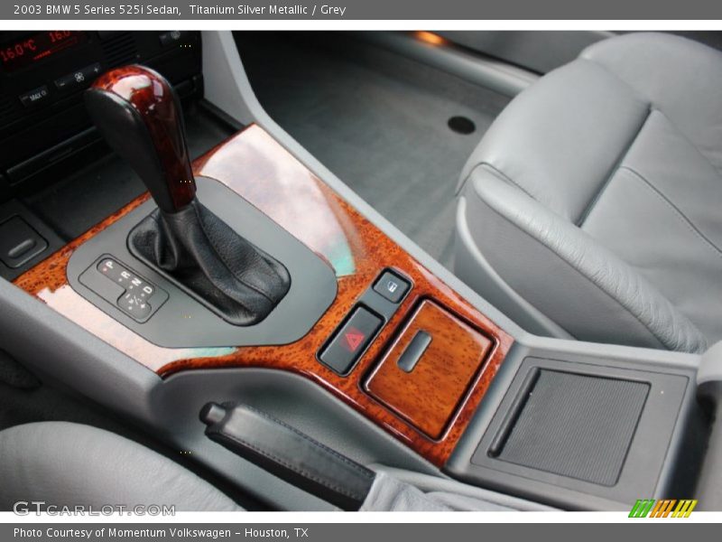 Titanium Silver Metallic / Grey 2003 BMW 5 Series 525i Sedan