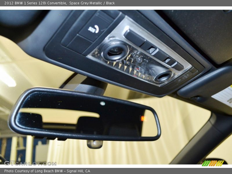 Space Grey Metallic / Black 2012 BMW 1 Series 128i Convertible