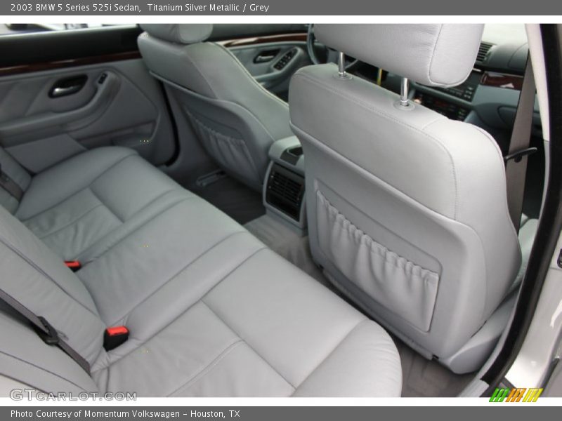 Titanium Silver Metallic / Grey 2003 BMW 5 Series 525i Sedan