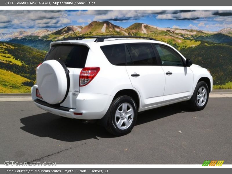Super White / Sand Beige 2011 Toyota RAV4 I4 4WD