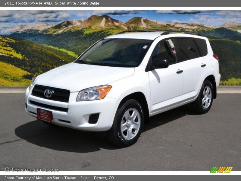 Super White / Sand Beige 2011 Toyota RAV4 I4 4WD