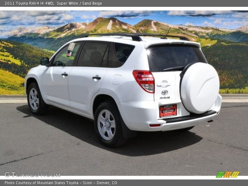 Super White / Sand Beige 2011 Toyota RAV4 I4 4WD