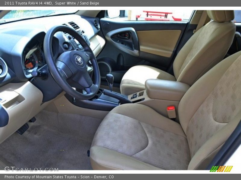 Super White / Sand Beige 2011 Toyota RAV4 I4 4WD
