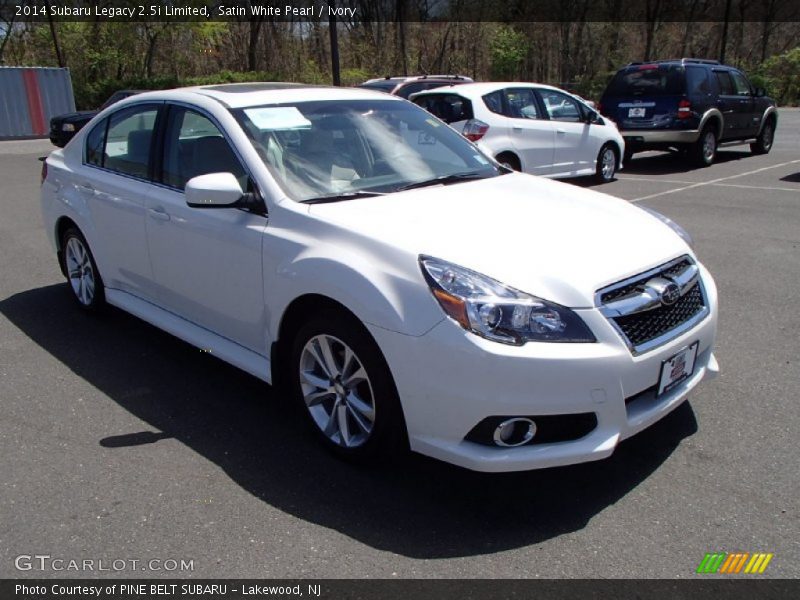 Satin White Pearl / Ivory 2014 Subaru Legacy 2.5i Limited
