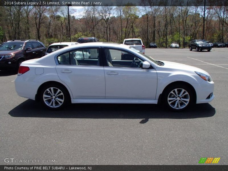 Satin White Pearl / Ivory 2014 Subaru Legacy 2.5i Limited