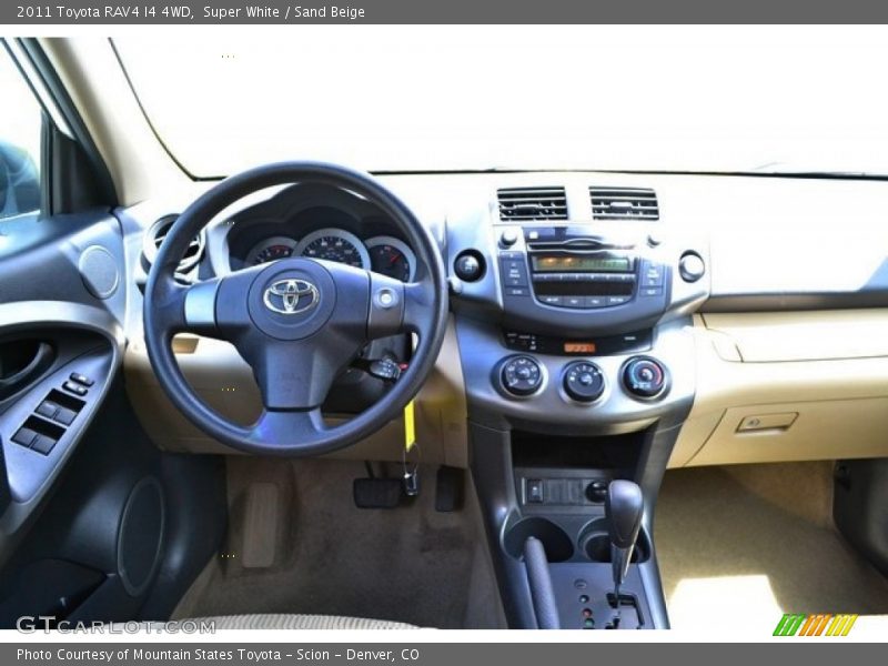 Super White / Sand Beige 2011 Toyota RAV4 I4 4WD