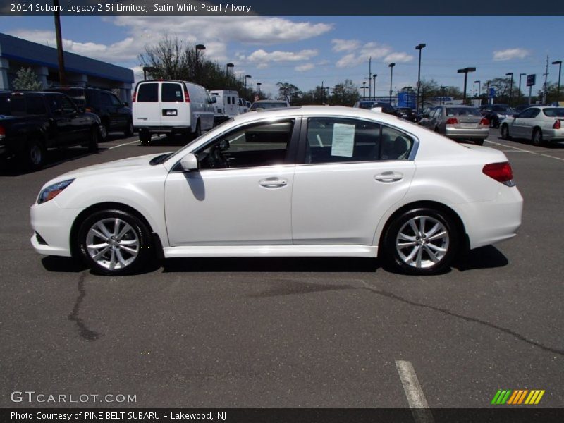 Satin White Pearl / Ivory 2014 Subaru Legacy 2.5i Limited