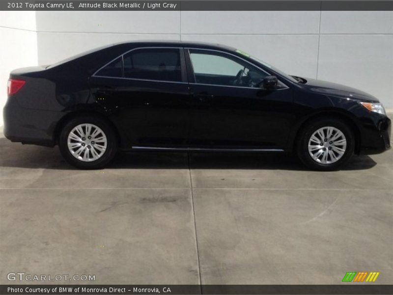 Attitude Black Metallic / Light Gray 2012 Toyota Camry LE