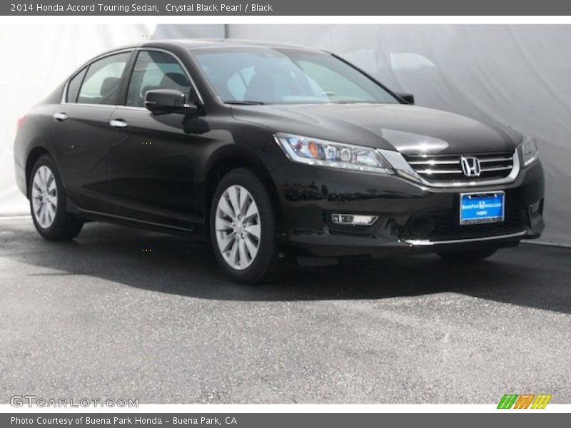 Crystal Black Pearl / Black 2014 Honda Accord Touring Sedan