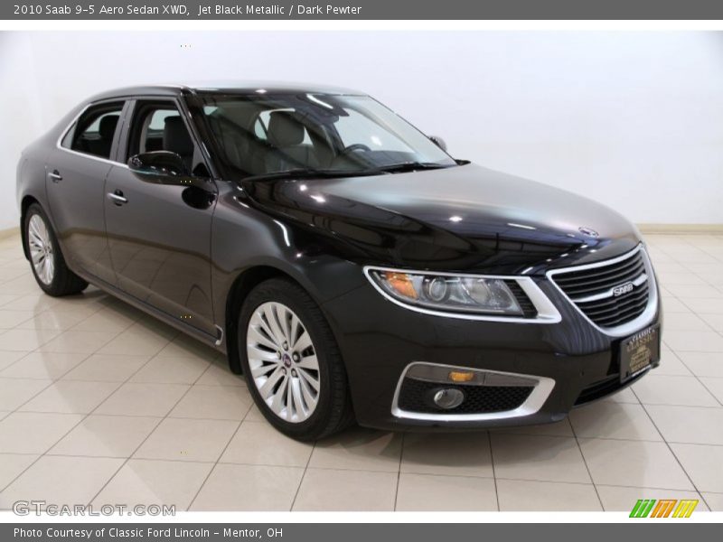 Jet Black Metallic / Dark Pewter 2010 Saab 9-5 Aero Sedan XWD