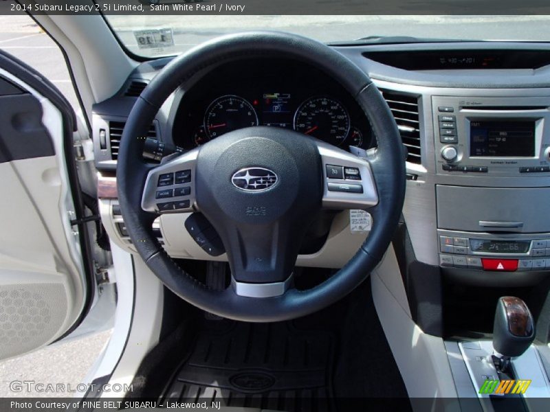 Satin White Pearl / Ivory 2014 Subaru Legacy 2.5i Limited