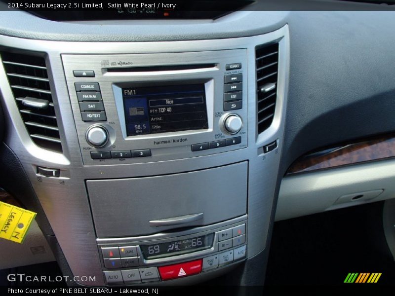Satin White Pearl / Ivory 2014 Subaru Legacy 2.5i Limited