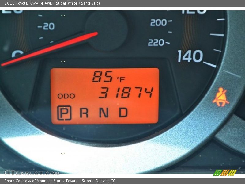 Super White / Sand Beige 2011 Toyota RAV4 I4 4WD