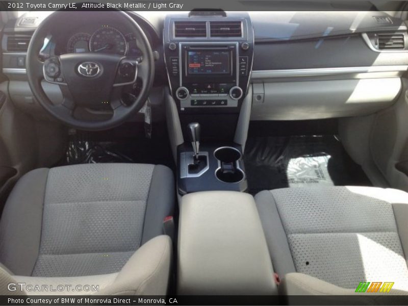 Attitude Black Metallic / Light Gray 2012 Toyota Camry LE