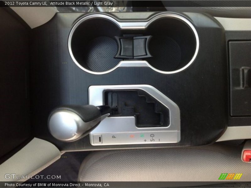 Attitude Black Metallic / Light Gray 2012 Toyota Camry LE