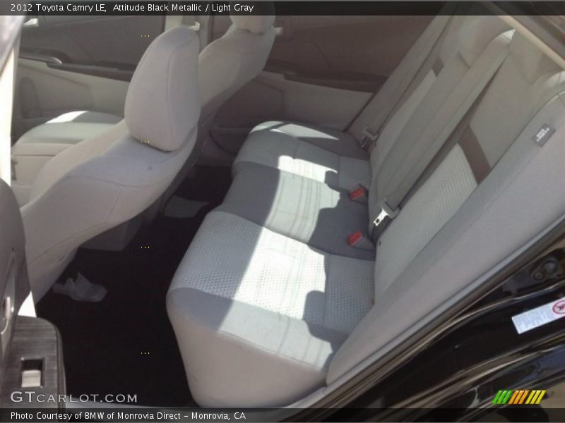 Attitude Black Metallic / Light Gray 2012 Toyota Camry LE