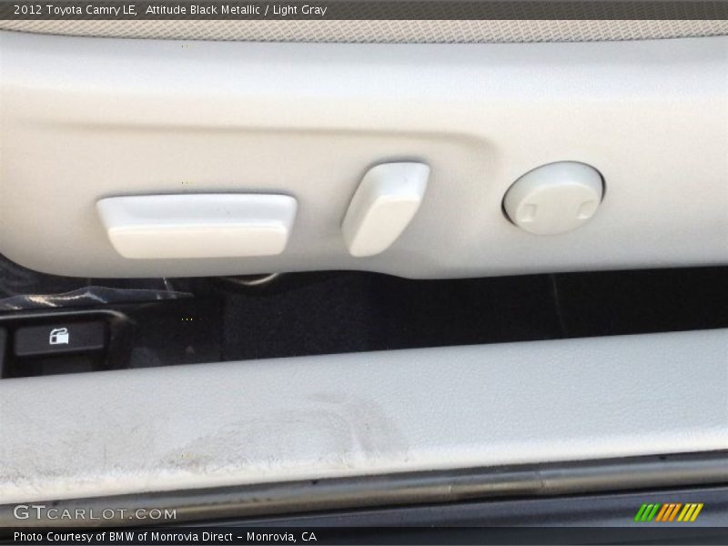 Attitude Black Metallic / Light Gray 2012 Toyota Camry LE