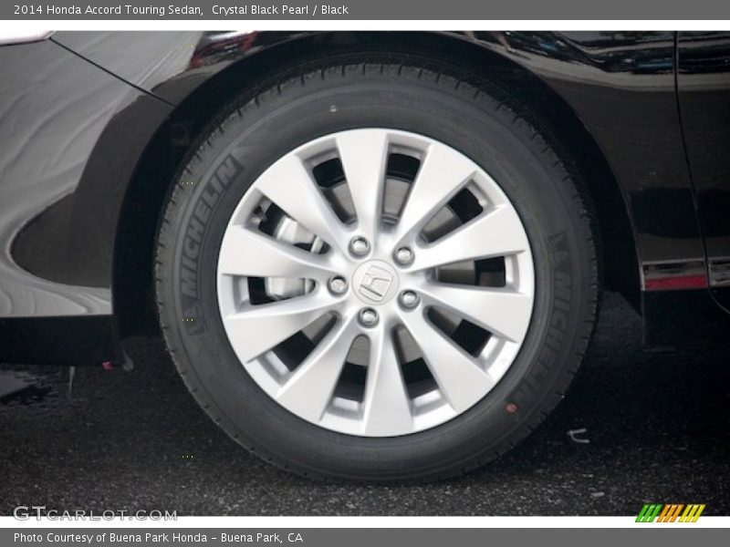 Crystal Black Pearl / Black 2014 Honda Accord Touring Sedan