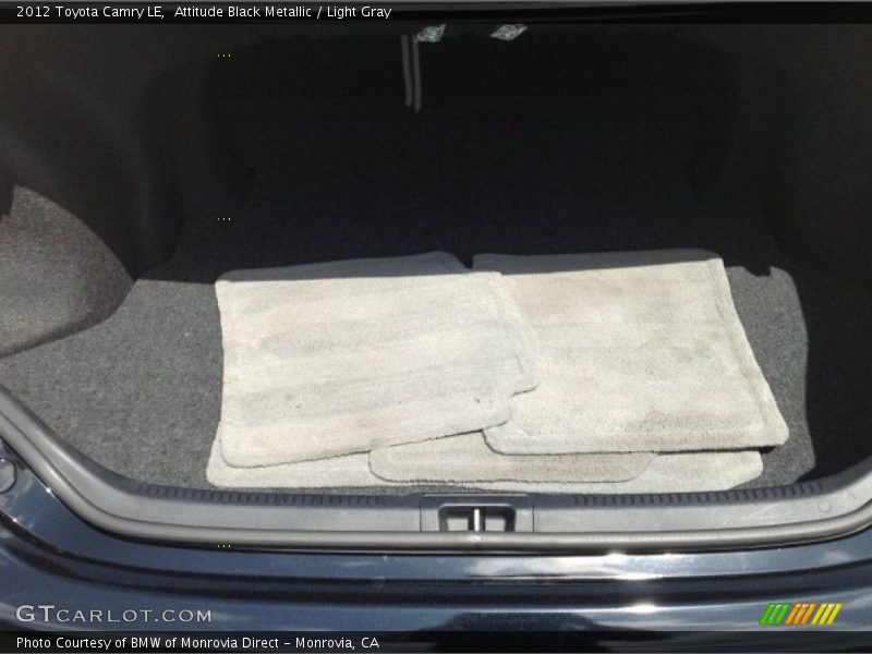Attitude Black Metallic / Light Gray 2012 Toyota Camry LE