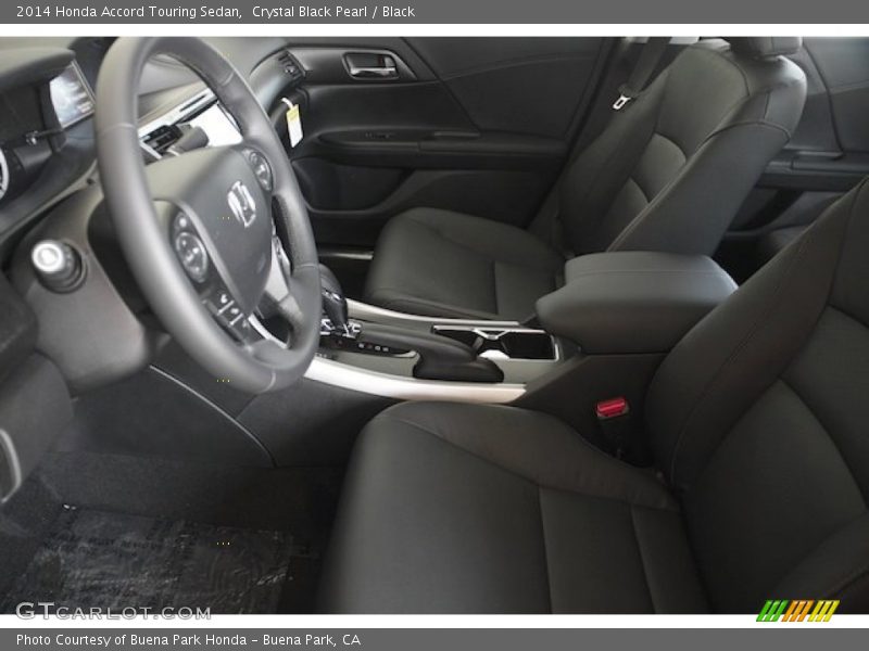 Crystal Black Pearl / Black 2014 Honda Accord Touring Sedan