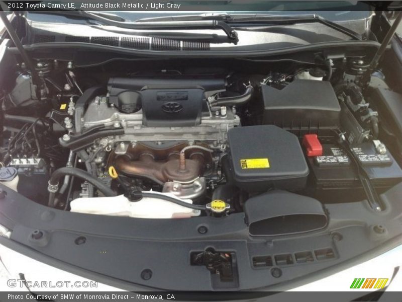 Attitude Black Metallic / Light Gray 2012 Toyota Camry LE