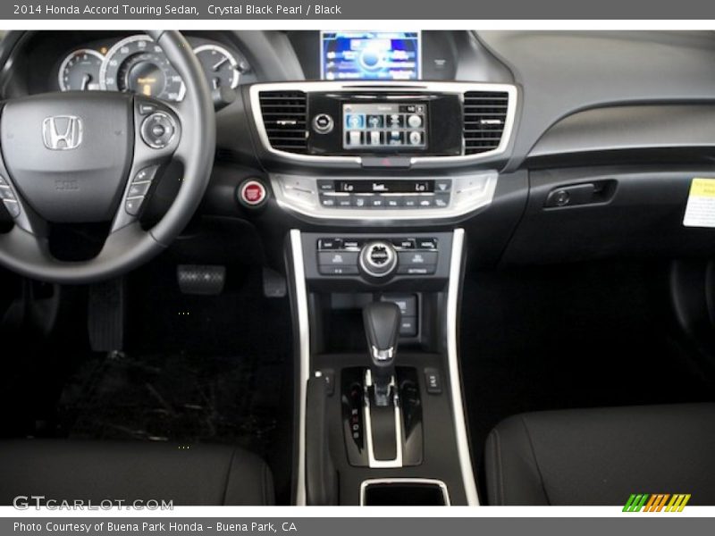 Crystal Black Pearl / Black 2014 Honda Accord Touring Sedan