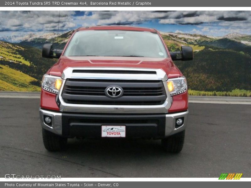 Barcelona Red Metallic / Graphite 2014 Toyota Tundra SR5 TRD Crewmax 4x4