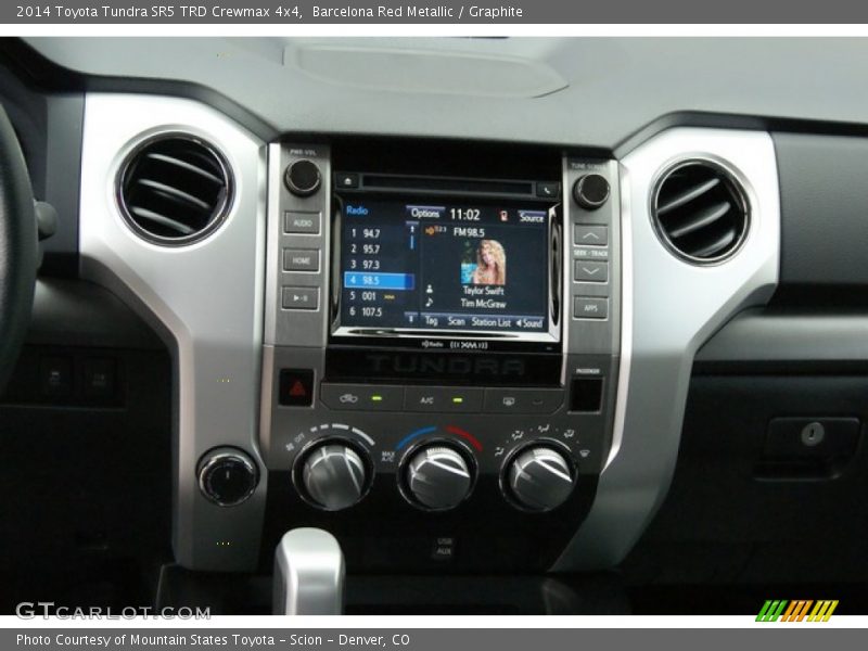 Barcelona Red Metallic / Graphite 2014 Toyota Tundra SR5 TRD Crewmax 4x4