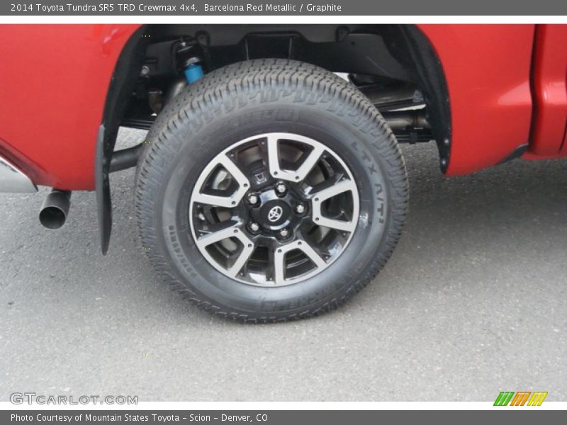 Barcelona Red Metallic / Graphite 2014 Toyota Tundra SR5 TRD Crewmax 4x4