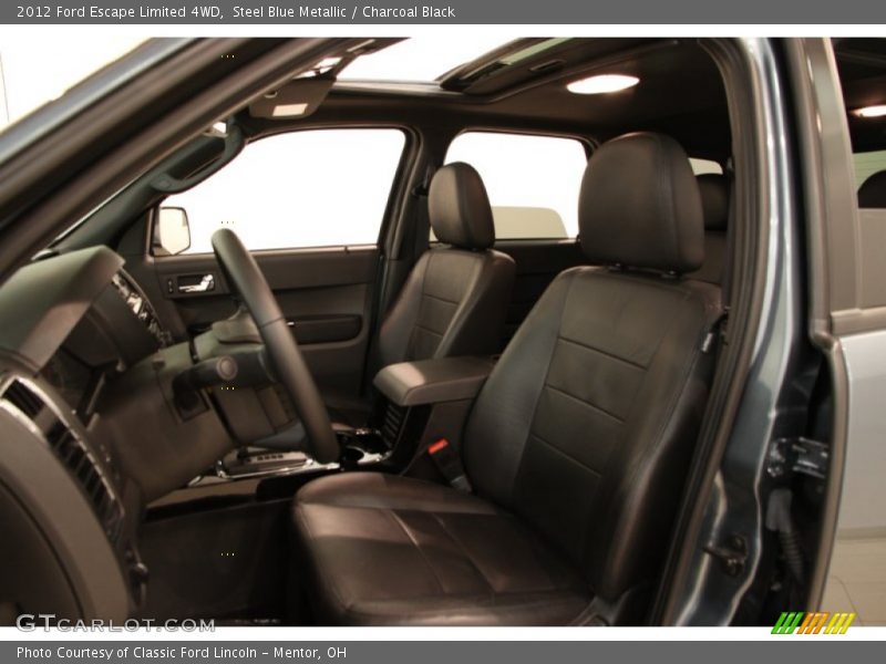 Steel Blue Metallic / Charcoal Black 2012 Ford Escape Limited 4WD