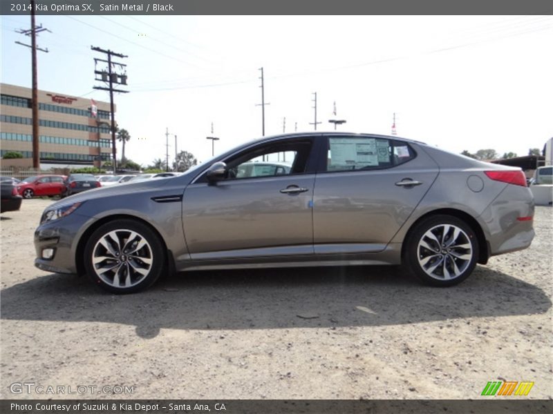 Satin Metal / Black 2014 Kia Optima SX