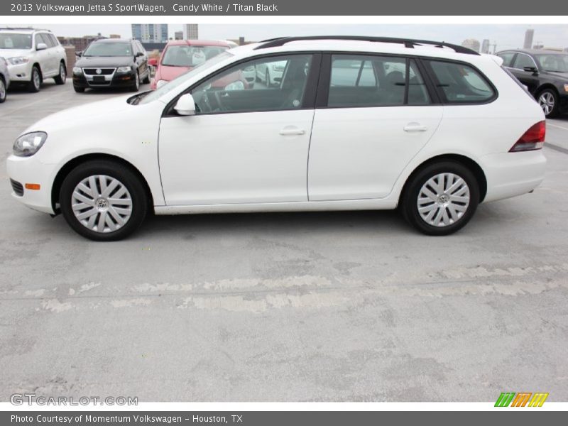 Candy White / Titan Black 2013 Volkswagen Jetta S SportWagen