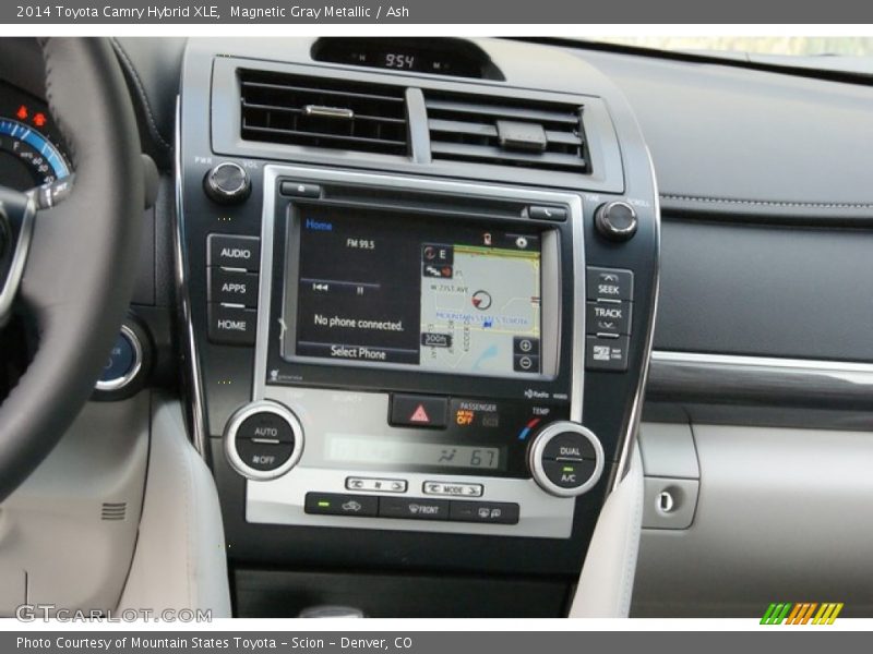 Magnetic Gray Metallic / Ash 2014 Toyota Camry Hybrid XLE