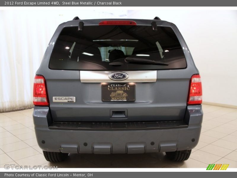 Steel Blue Metallic / Charcoal Black 2012 Ford Escape Limited 4WD