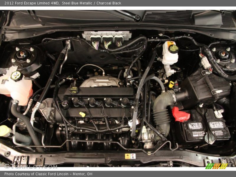 Steel Blue Metallic / Charcoal Black 2012 Ford Escape Limited 4WD