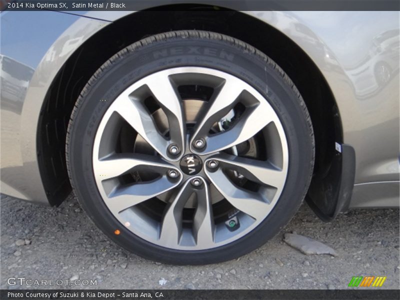 Satin Metal / Black 2014 Kia Optima SX
