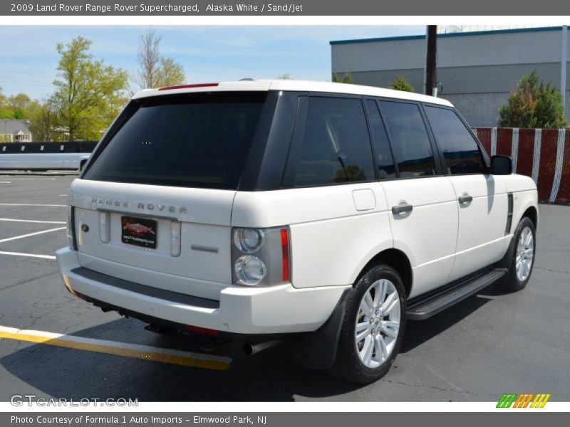 Alaska White / Sand/Jet 2009 Land Rover Range Rover Supercharged